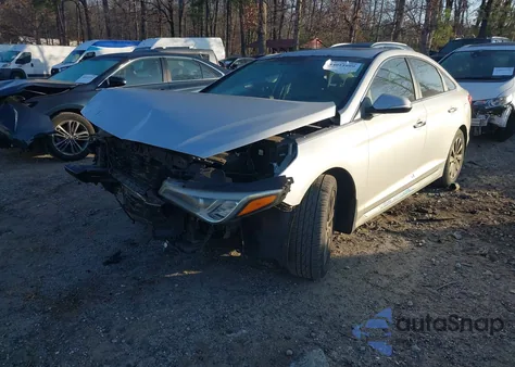 2016 Hyundai Sonata Sport z USA, uszkodzony, nr VIN 5NPE34AF1GH428986